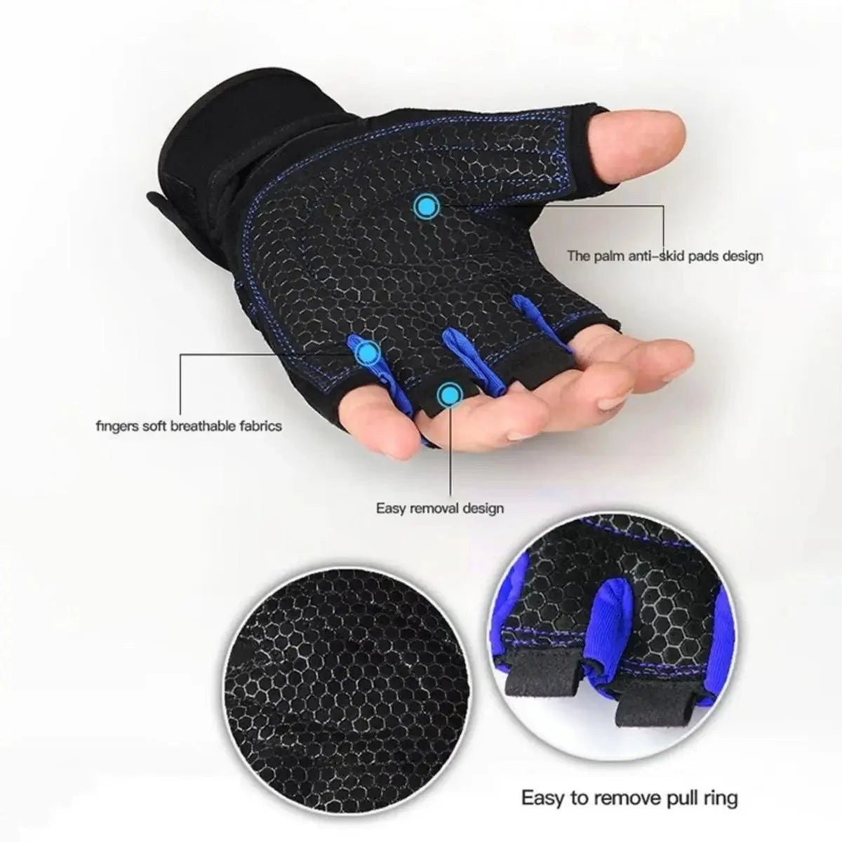 Training Gloves – Breathable Half-Finger Fitness Gloves
