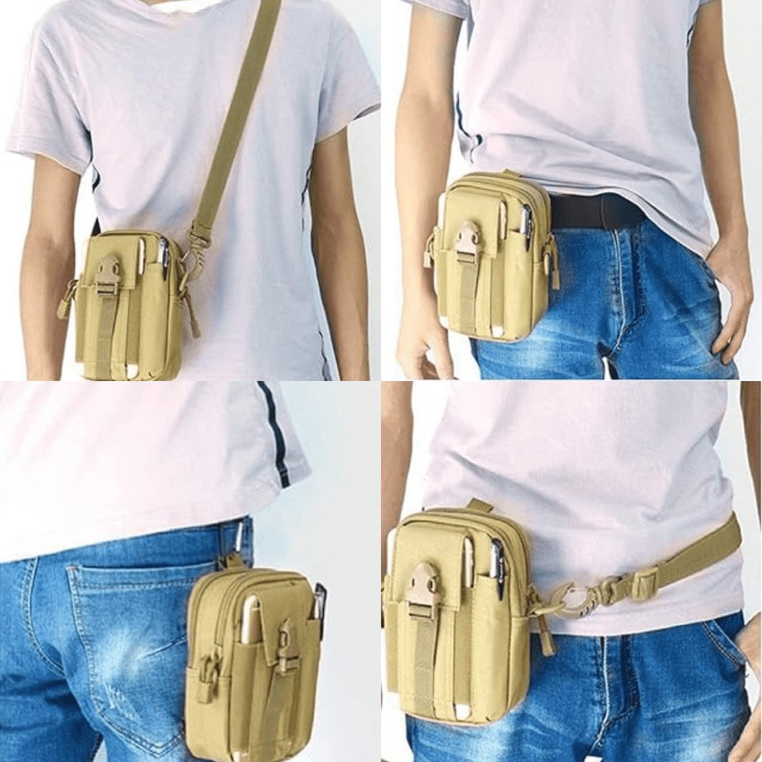 Waist Bag – Durable Water-Resistant Nylon Bum Bag