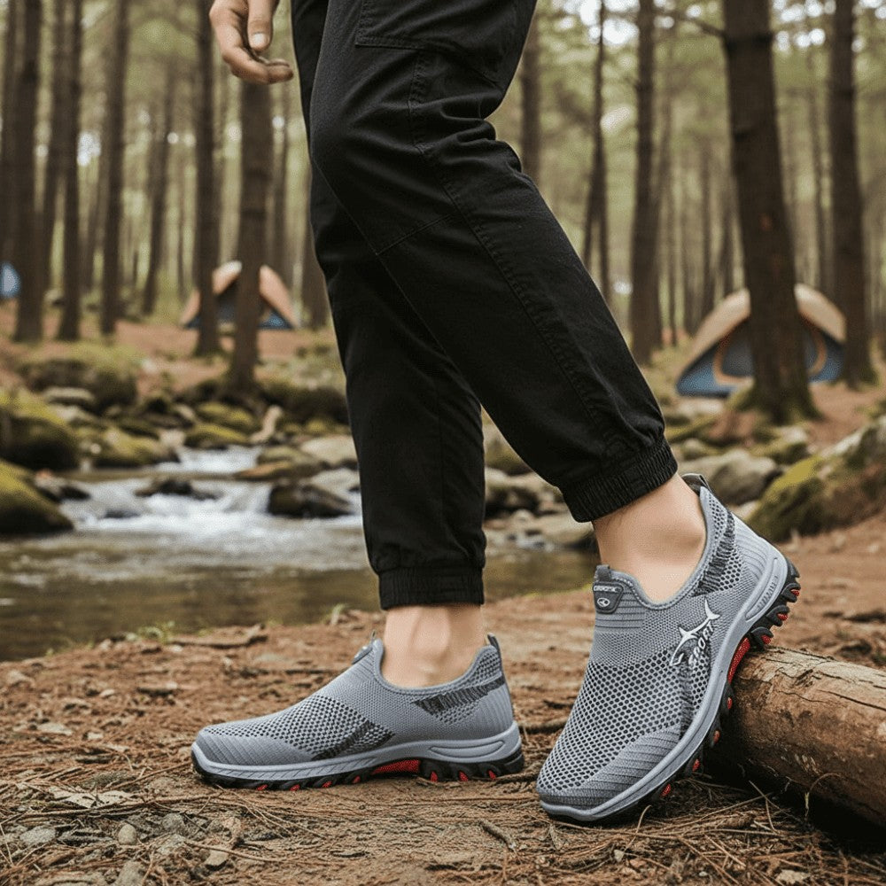 Walking Shoes – Lightweight Breathable Mesh Slip-On Shoes