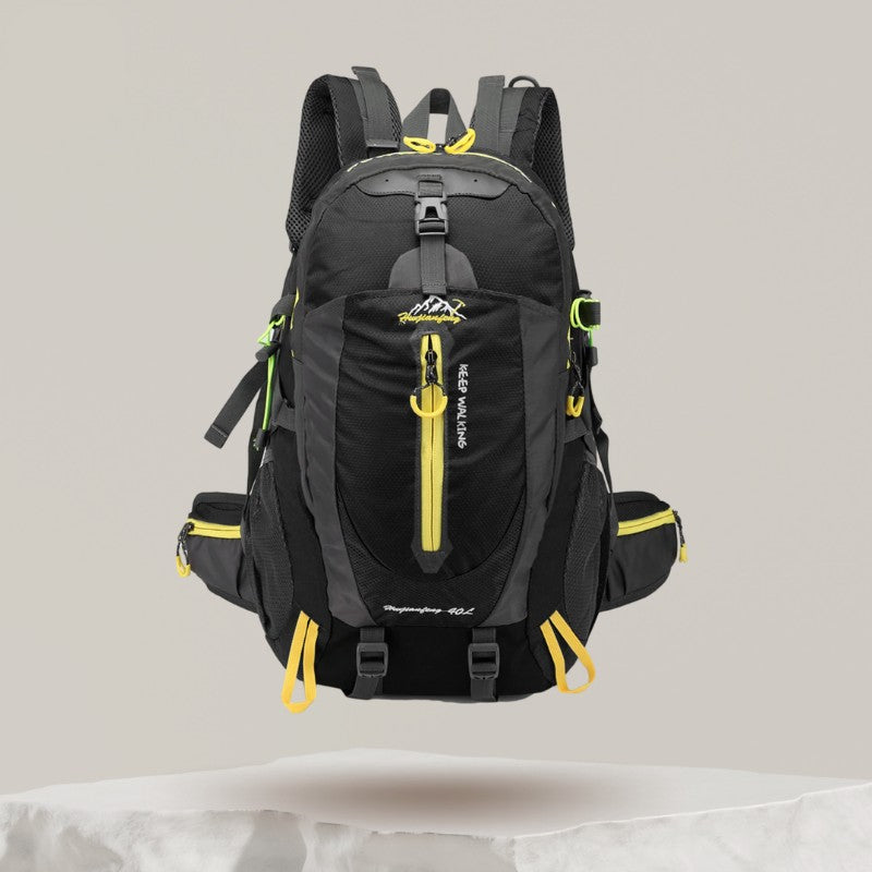 Waterproof Backpack 40L – Lightweight Hiking Rucksack – Black