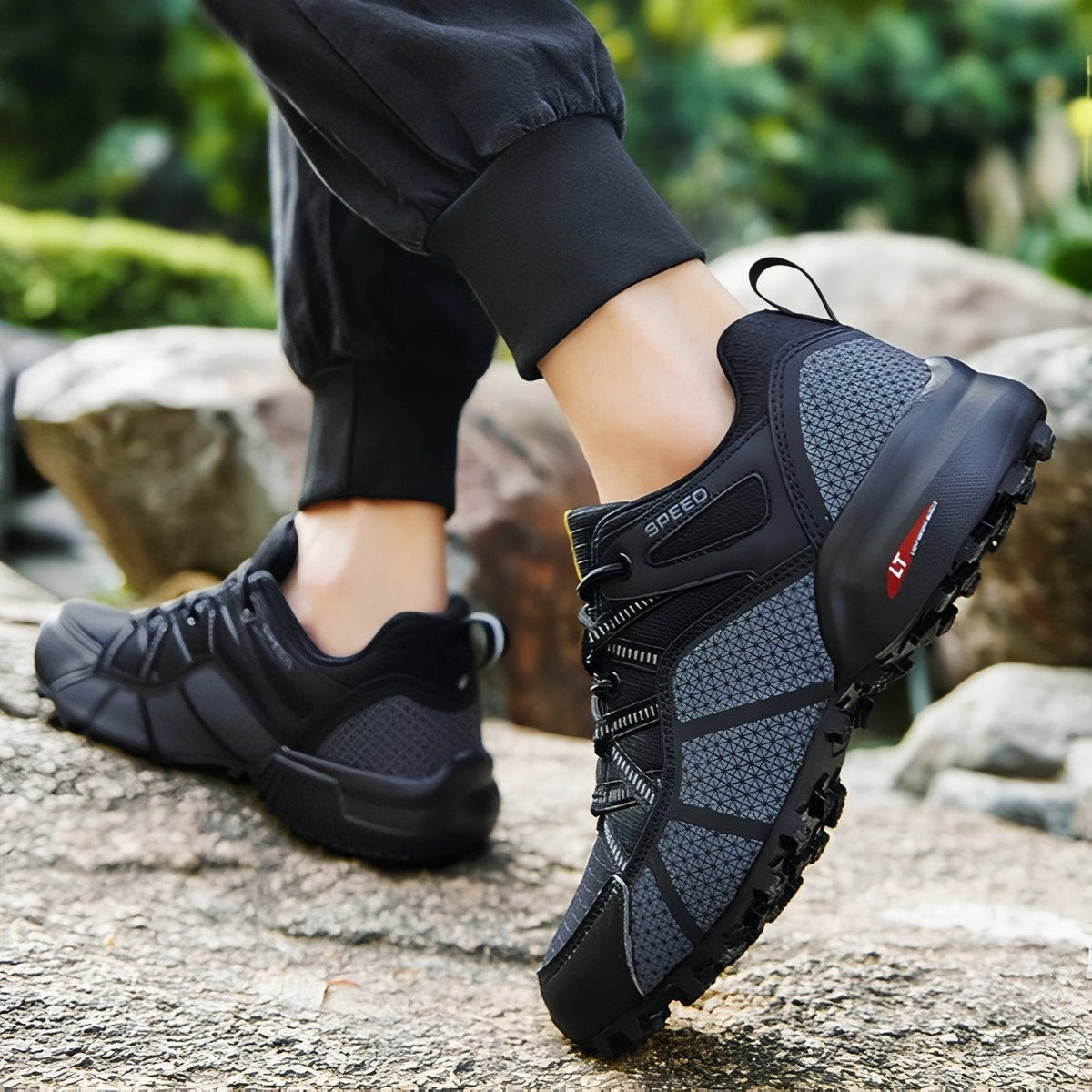 Waterproof Hiking Shoes – Grippy Reinforced Trail Trainers