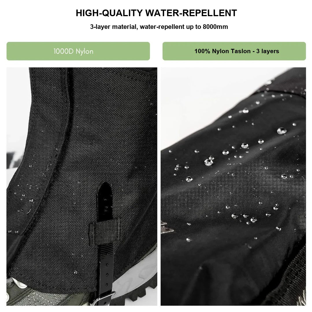 Waterproof Leg Gaiters – Outdoor Hiking & Snow Gaiters