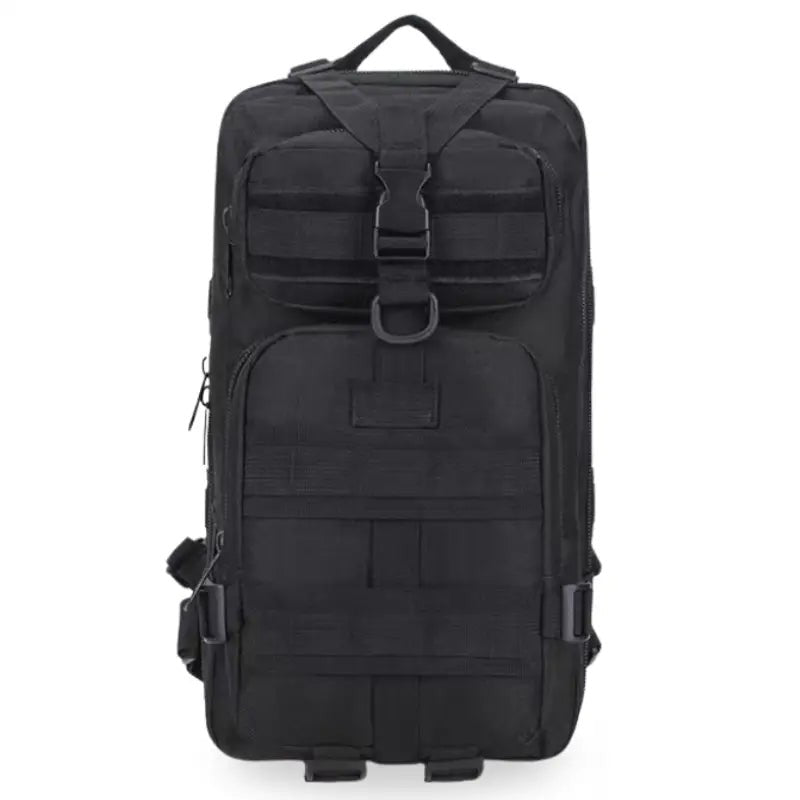 Waterproof Military Backpack 35L – 600D MOLLE Rucksack – Black