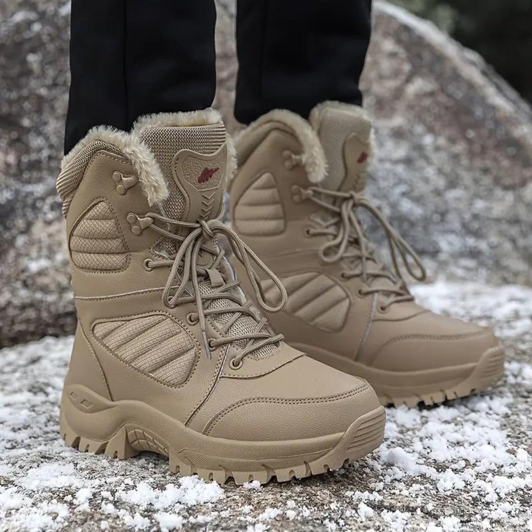 Winter Boots – Men's Lined Waterproof Windproof Boots