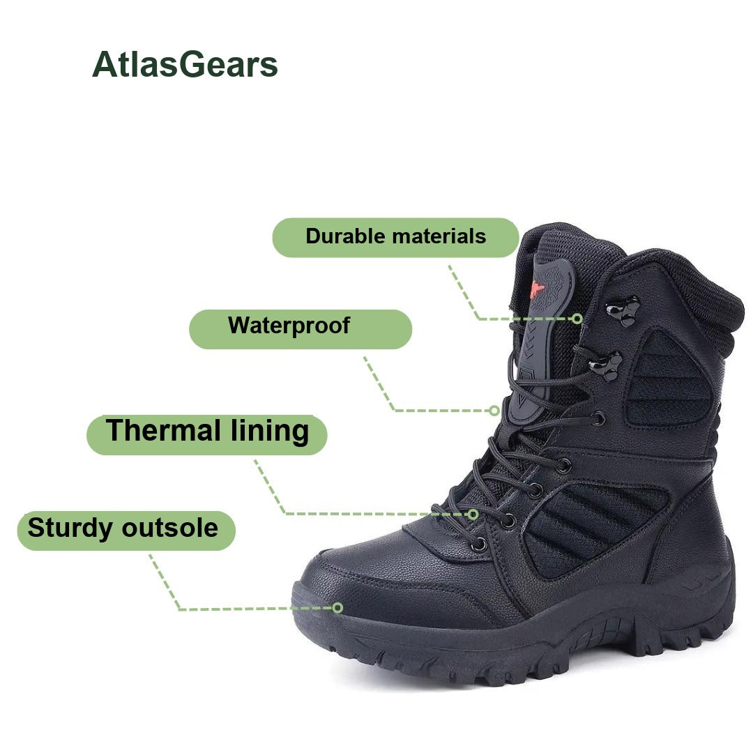 Winter Boots – Men's Lined Waterproof Windproof Boots
