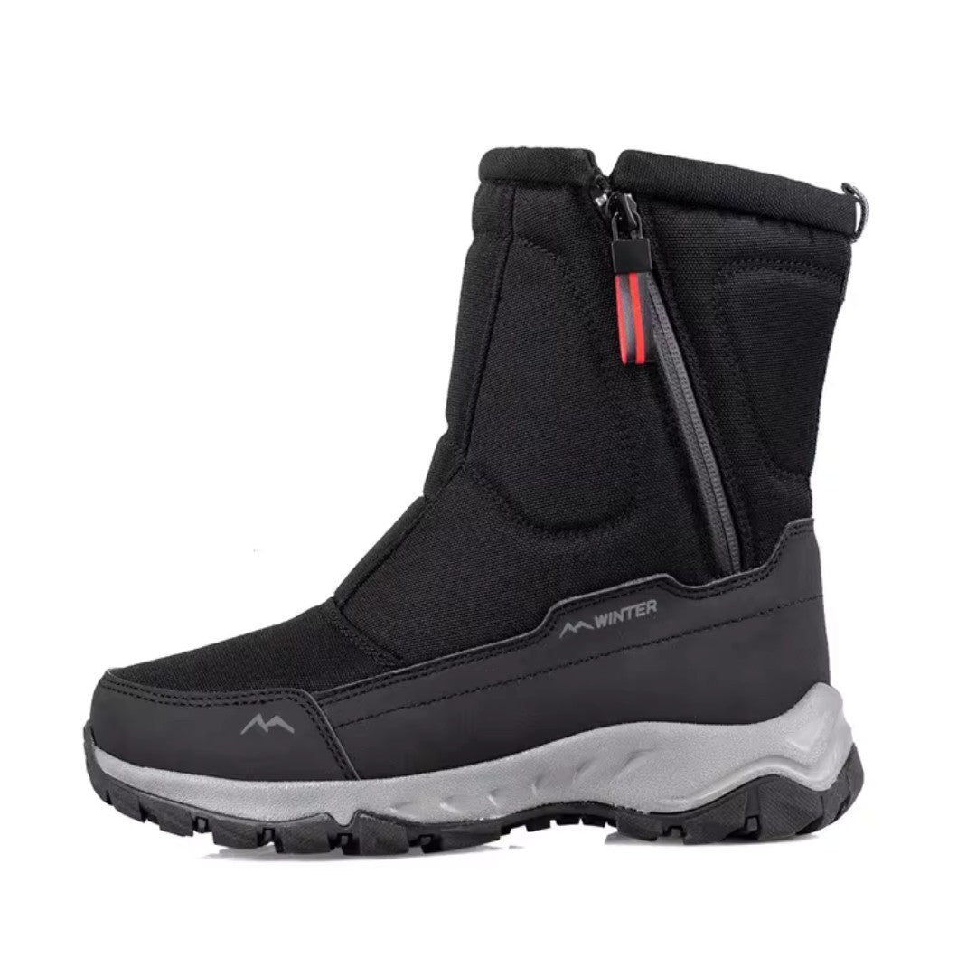 Winter Boots – Unisex Thermal Insulated Snow Boots – Black for Women