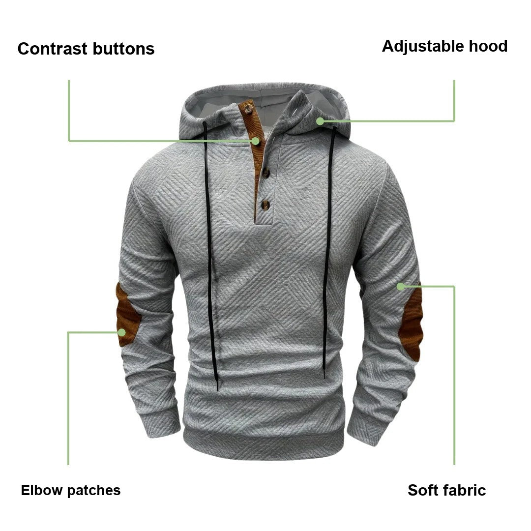 Men's Outdoor Hoodie – Comfort Stretch Autumn Layer