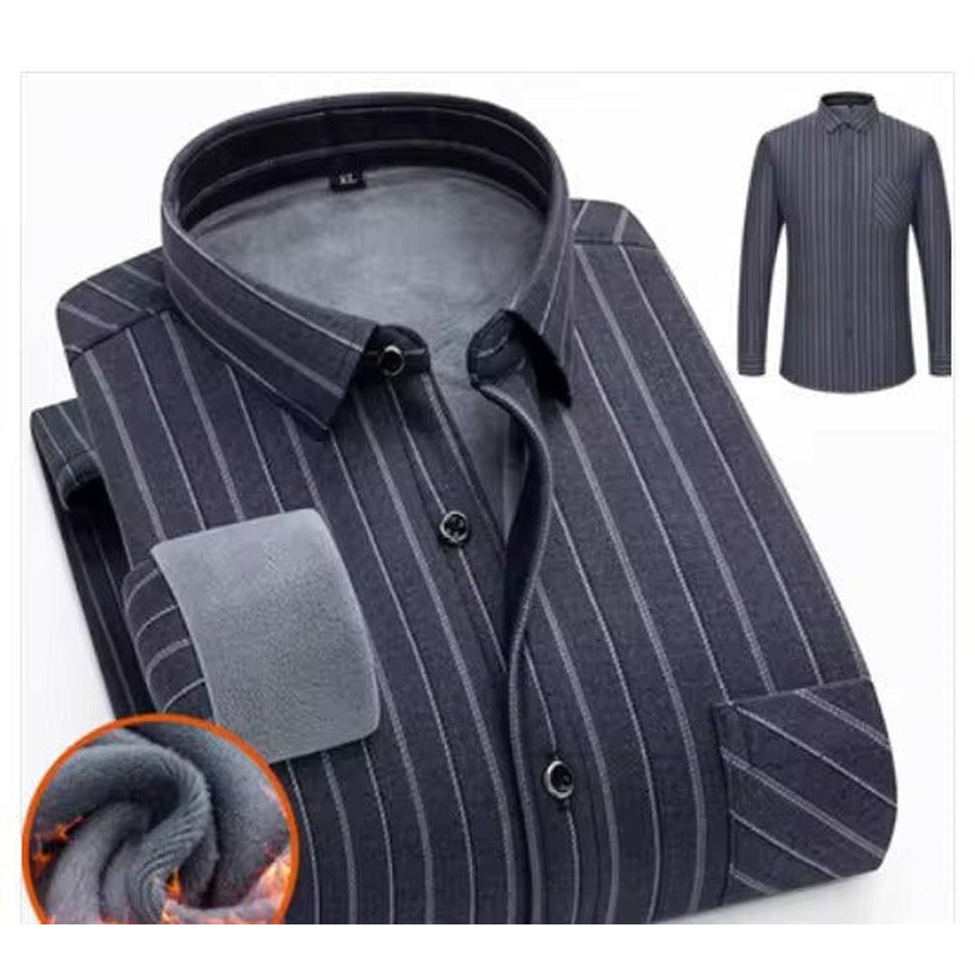 Men's Flannel Shirt – Warm Lined Checked Autumn Shirt