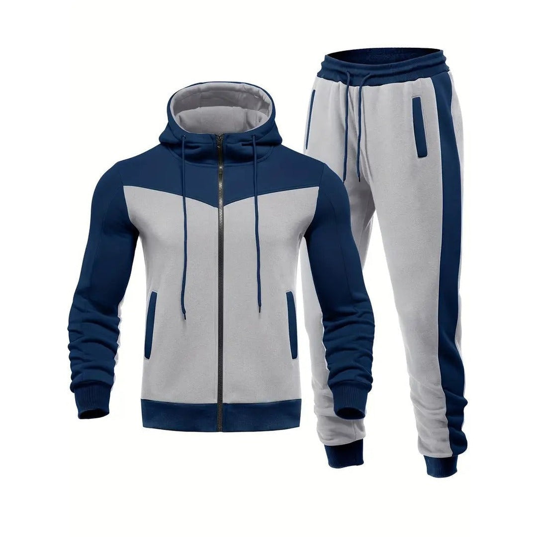 Men's 2-Piece Tracksuit – Performance Hoodie & Joggers Set