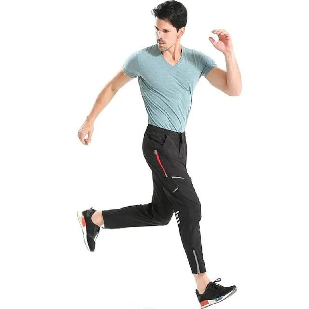 Men's Cycling Trousers – Windproof Stretch Padded Bike Tights