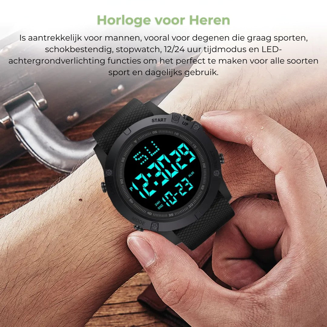 Digital Watch – Men's Waterproof Rugged Outdoor Watch