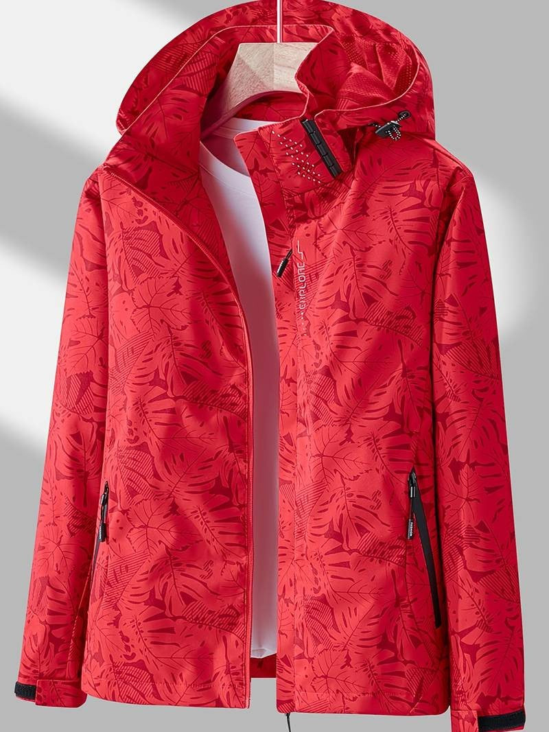 Women's Waterproof Jacket – Windproof Hooded Outdoor Rain Coat