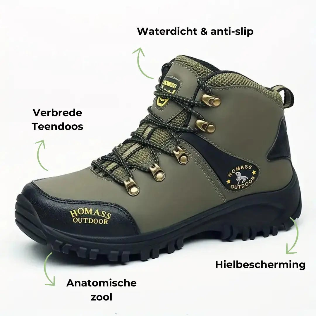 Hiking Boots – Men's High-Top Waterproof Wide-Fit Boots
