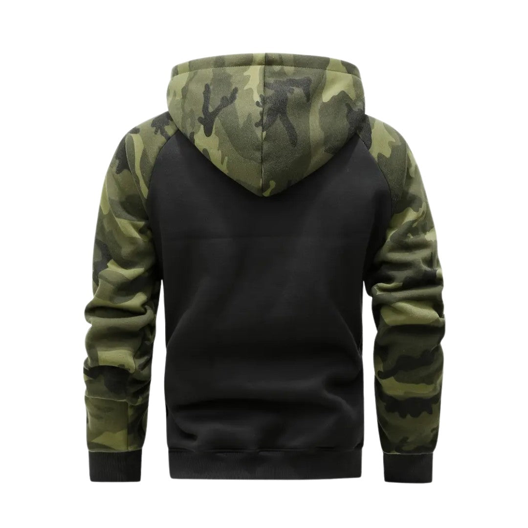 Men's Camo Fleece Hoodie – Warm Comfortable Winter Layer