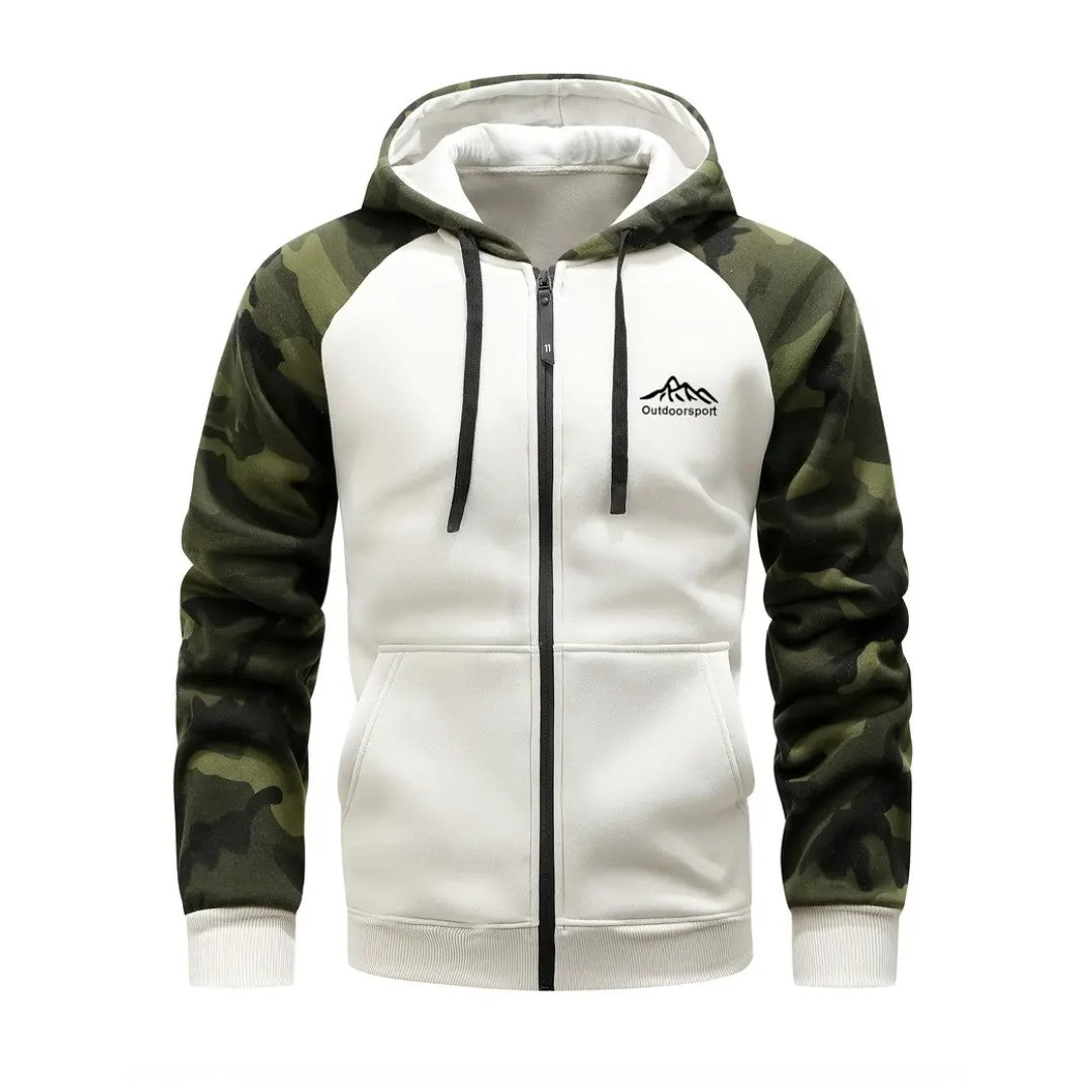Men's Camo Fleece Hoodie – Warm Comfortable Winter Layer