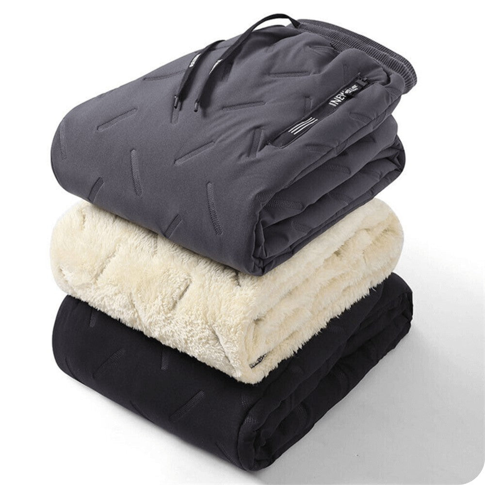 Men's Thermal Joggers – Lined Waterproof Winter Bottoms