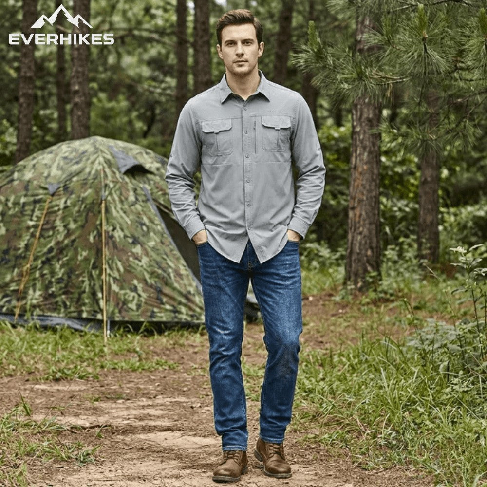 Hiking Shirt – Lightweight Breathable Long-Sleeve Trail Shirt