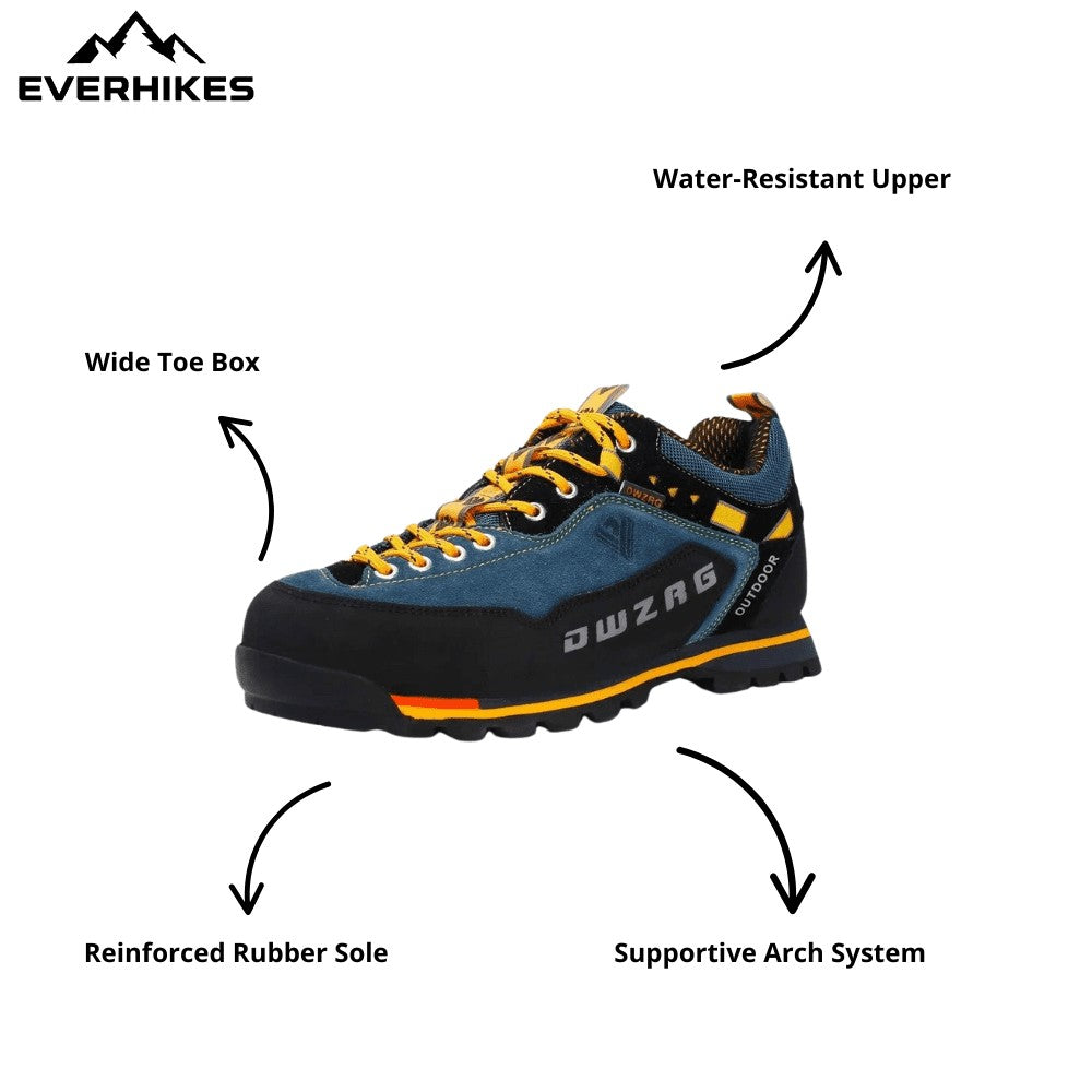 Hiking Shoes – Men's Low-Cut Water-Resistant Trail Shoes