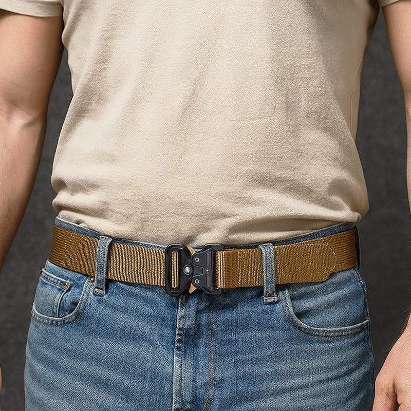 Tactical Belt – Men's Quick-Release Military Duty Belt