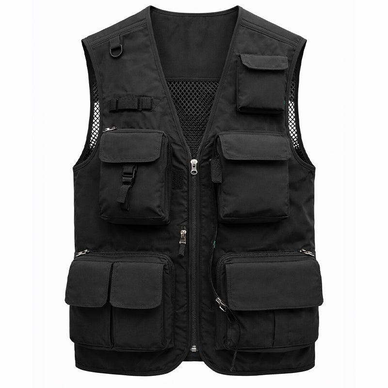Fishing Vest – Men's Lightweight 16-Pocket Utility Vest