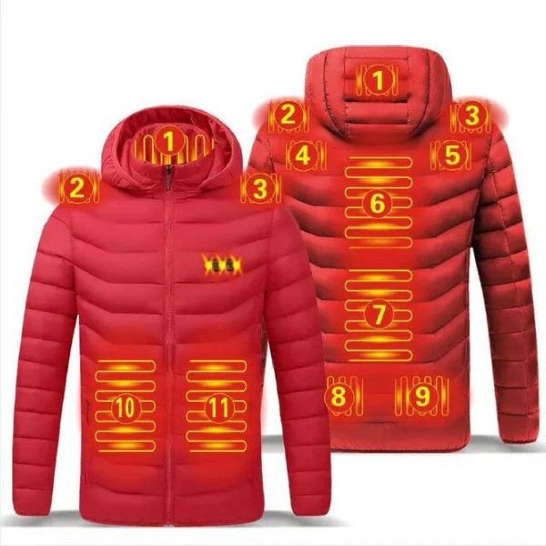 Heated Jacket – USB 11-Zone Rechargeable Winter Jacket