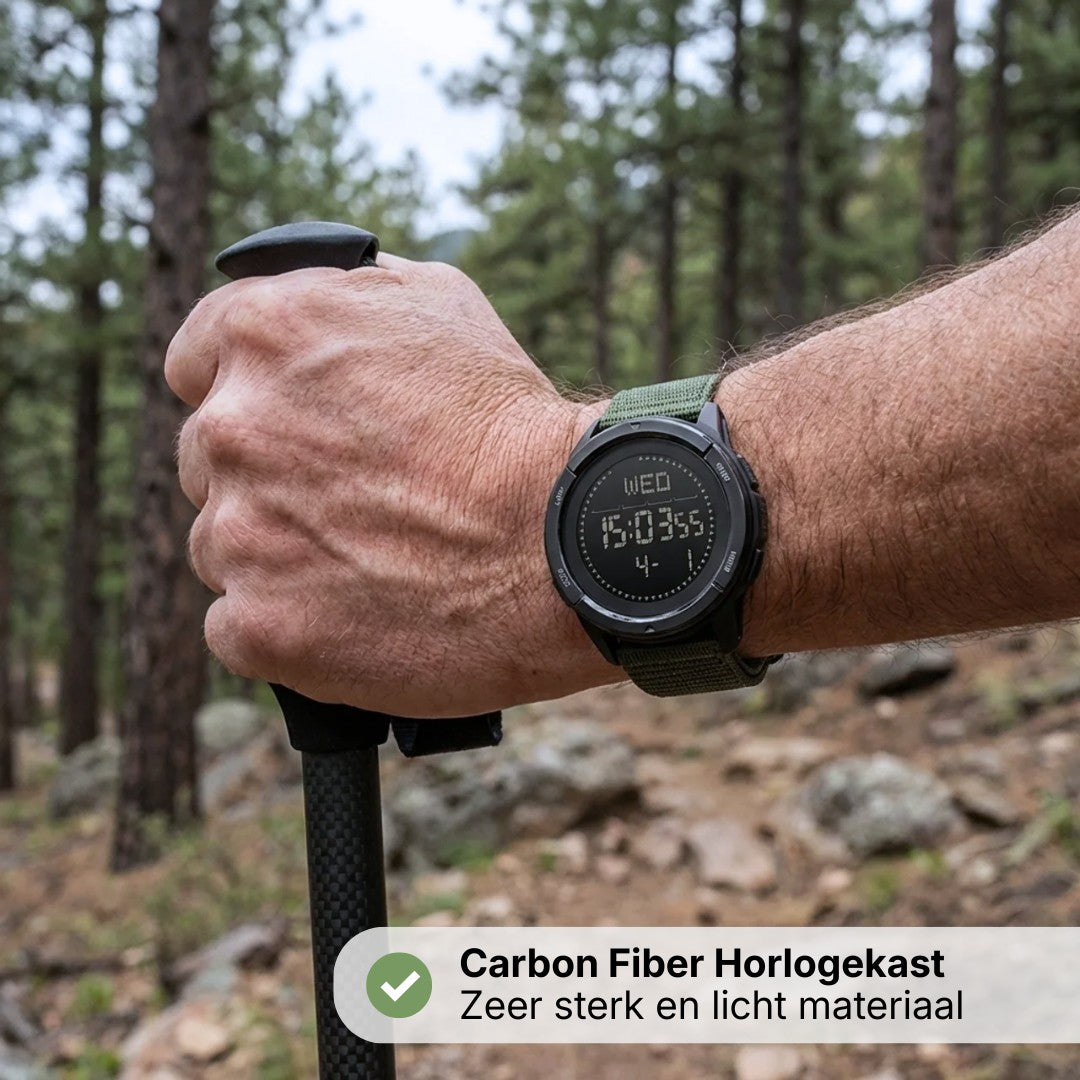 Digital Watch – Men's Carbon Fibre Outdoor Sports Watch