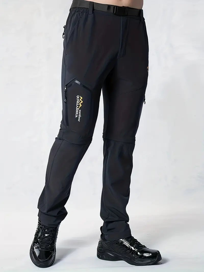 Hiking Trousers – Men's Zip-Pocket Water-Resistant Trousers
