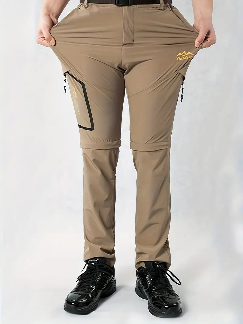 Hiking Trousers – Men's Zip-Pocket Water-Resistant Trousers