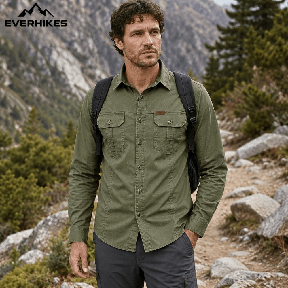 Outdoor Shirt – Durable Breathable Cotton Layering Shirt