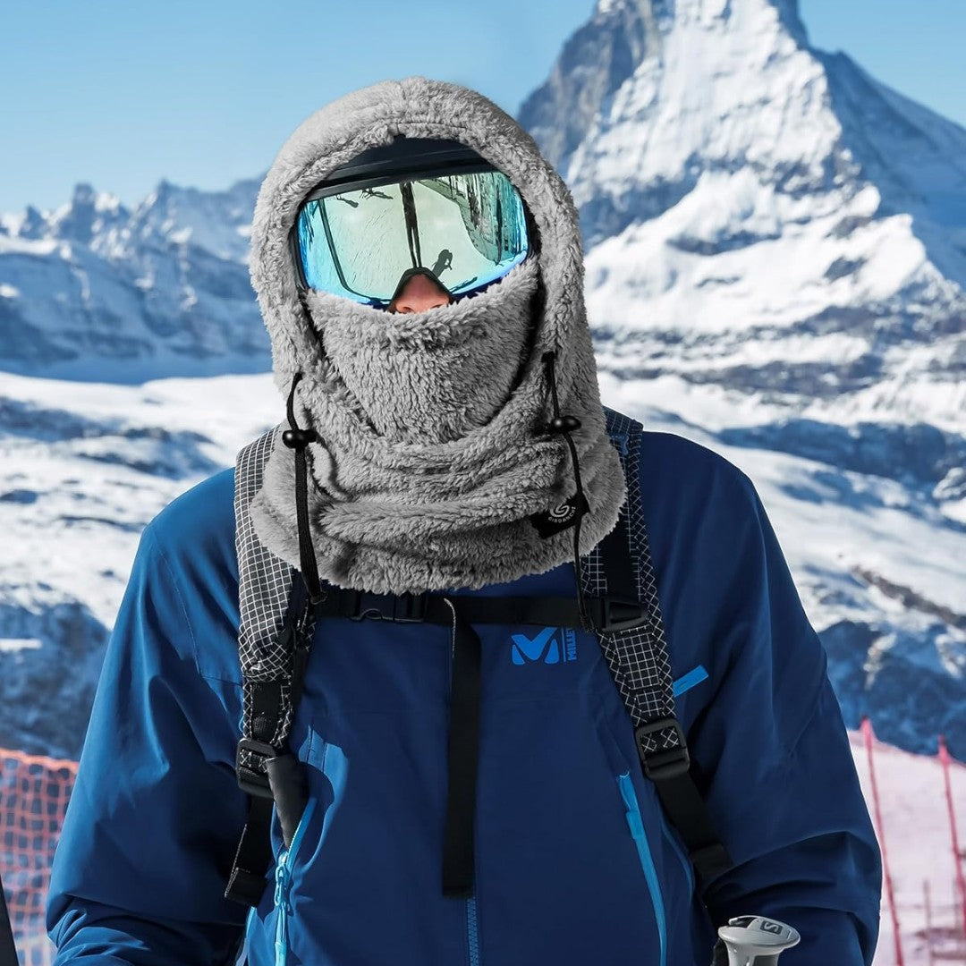 Sherpa Balaclava – Fleece-Lined Winter Ski Mask & Neck Warmer