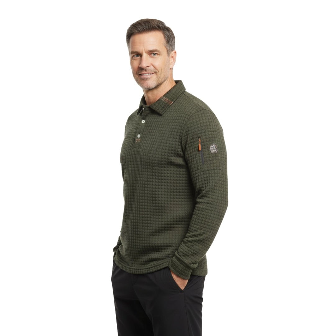 Men's Tactical Polo – Long-Sleeve Quick-Dry Outdoor Top