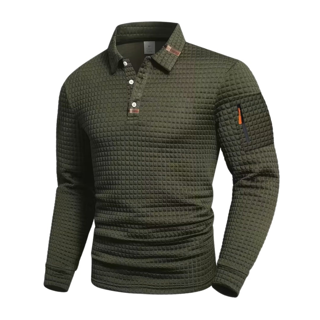 Men's Tactical Polo – Long-Sleeve Quick-Dry Outdoor Top