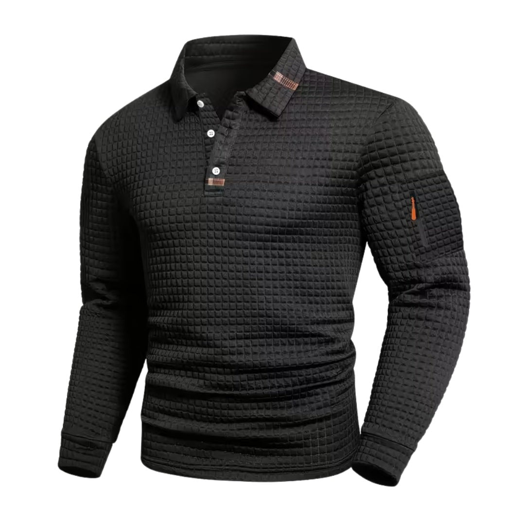 Men's Tactical Polo – Long-Sleeve Quick-Dry Outdoor Top