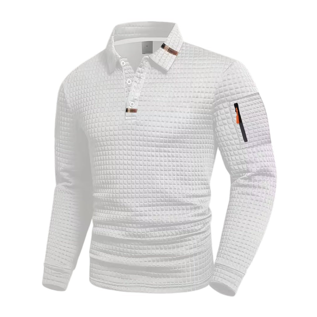 Men's Tactical Polo – Long-Sleeve Quick-Dry Outdoor Top