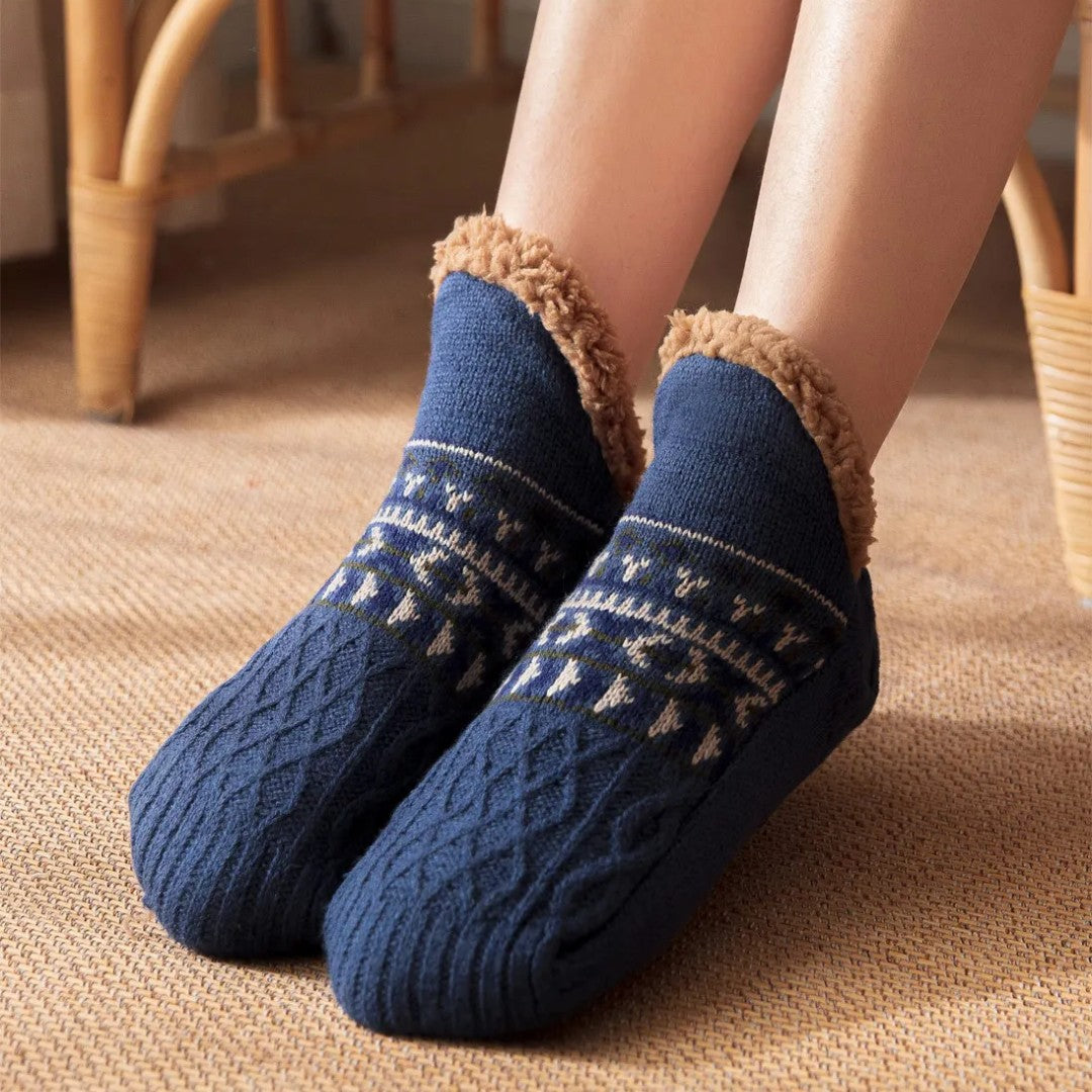 Thermal Knitted Socks – Anti-Slip Warm Winter Socks