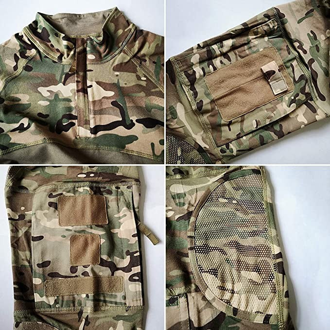 Tactical Combat Shirt – Men's Moisture-Wicking Base Layer