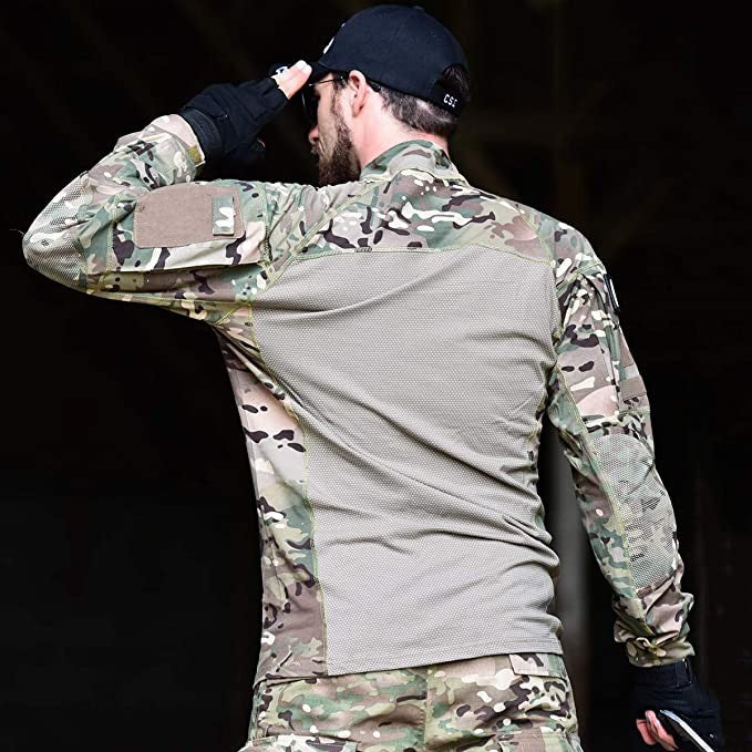 Tactical Combat Shirt – Men's Moisture-Wicking Base Layer