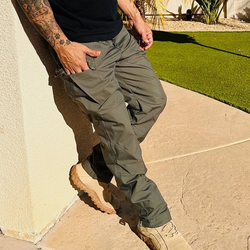 Waterproof Tactical Trousers – Men's Rip-Stop Combat Cargo
