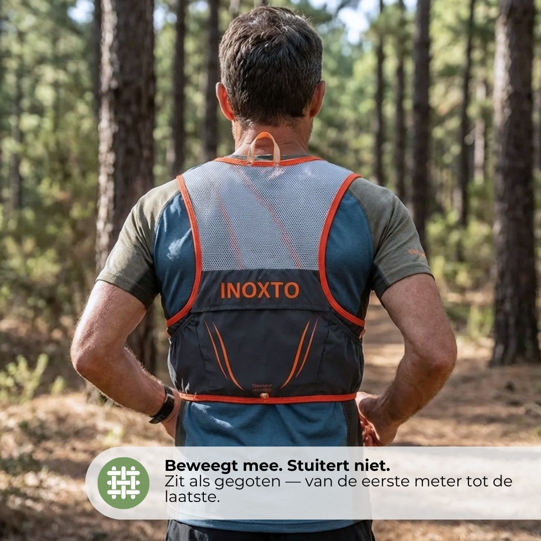 Trail Running Vest – Hydration Vest with 2 Soft Flasks