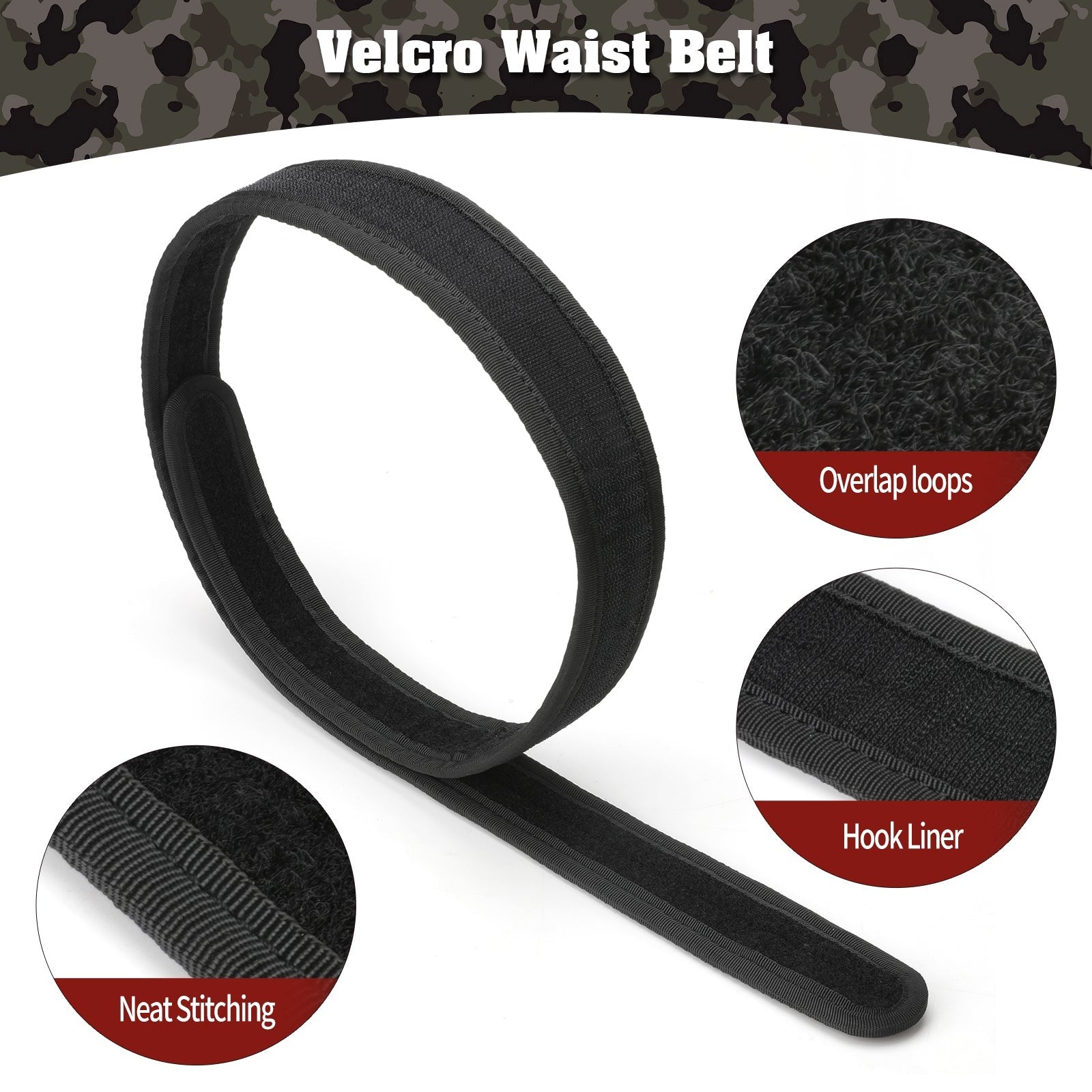 Tactical Duty Belt – Men's 5-in-1 Quick-Release Combat Belt