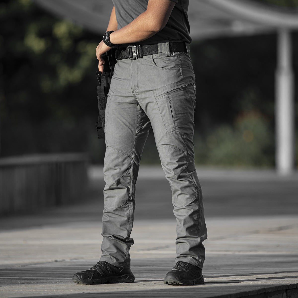 Tactical Trousers – Men's Stretch Cargo Combat Trousers