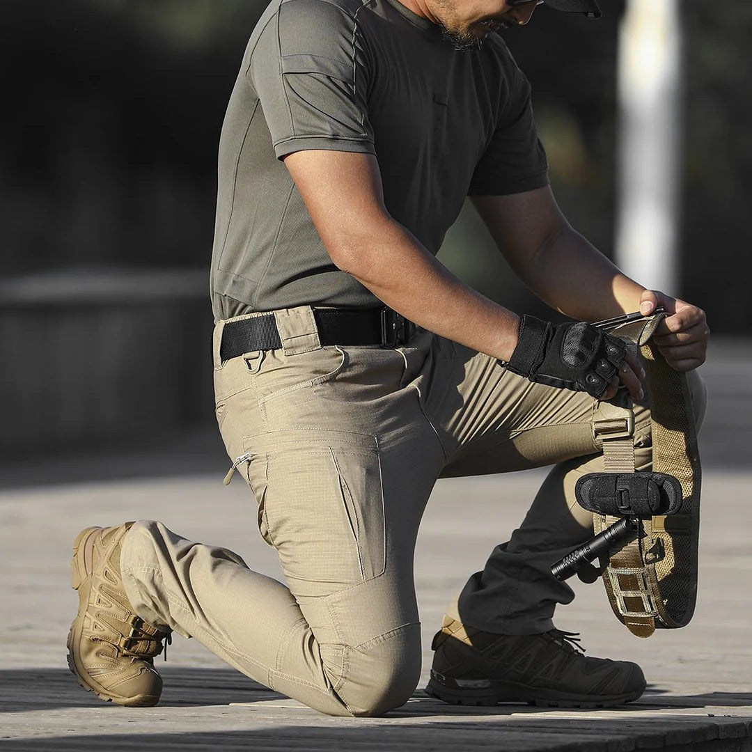 Tactical Trousers – Men's Stretch Cargo Combat Trousers