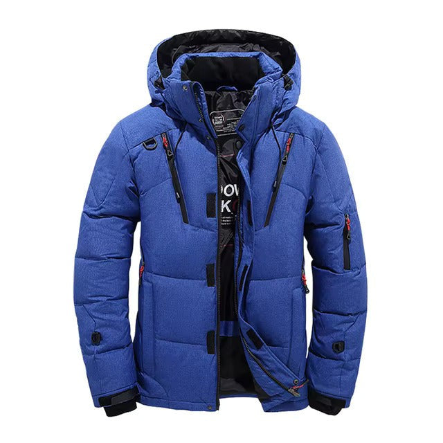 Men's Winter Down Jacket – Thermal Water-Repellent Puffer