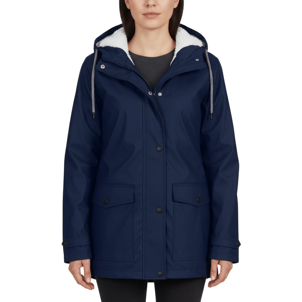 Women's Waterproof Rain Jacket – Hooded Windproof Storm Coat