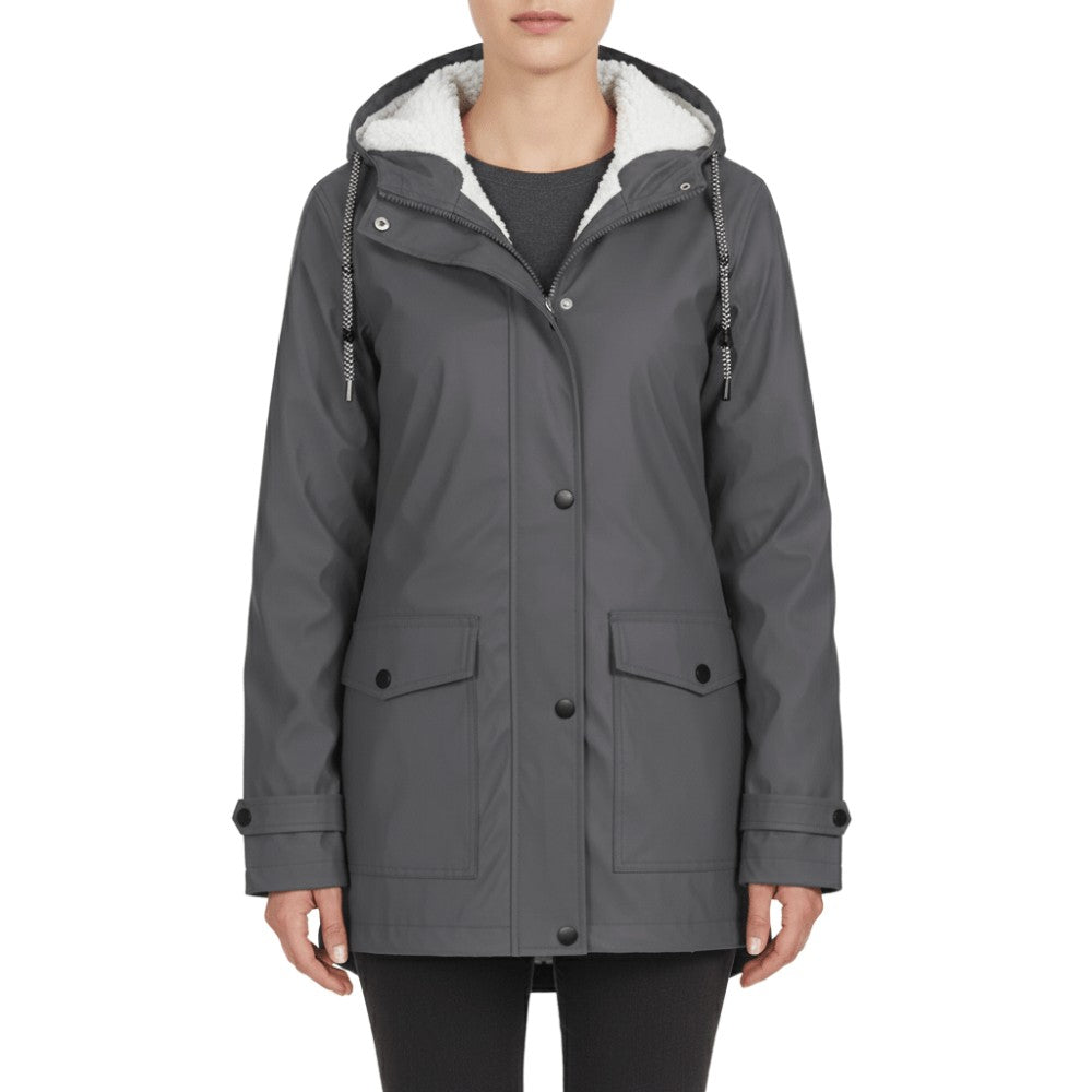 Women's Waterproof Rain Jacket – Hooded Windproof Storm Coat