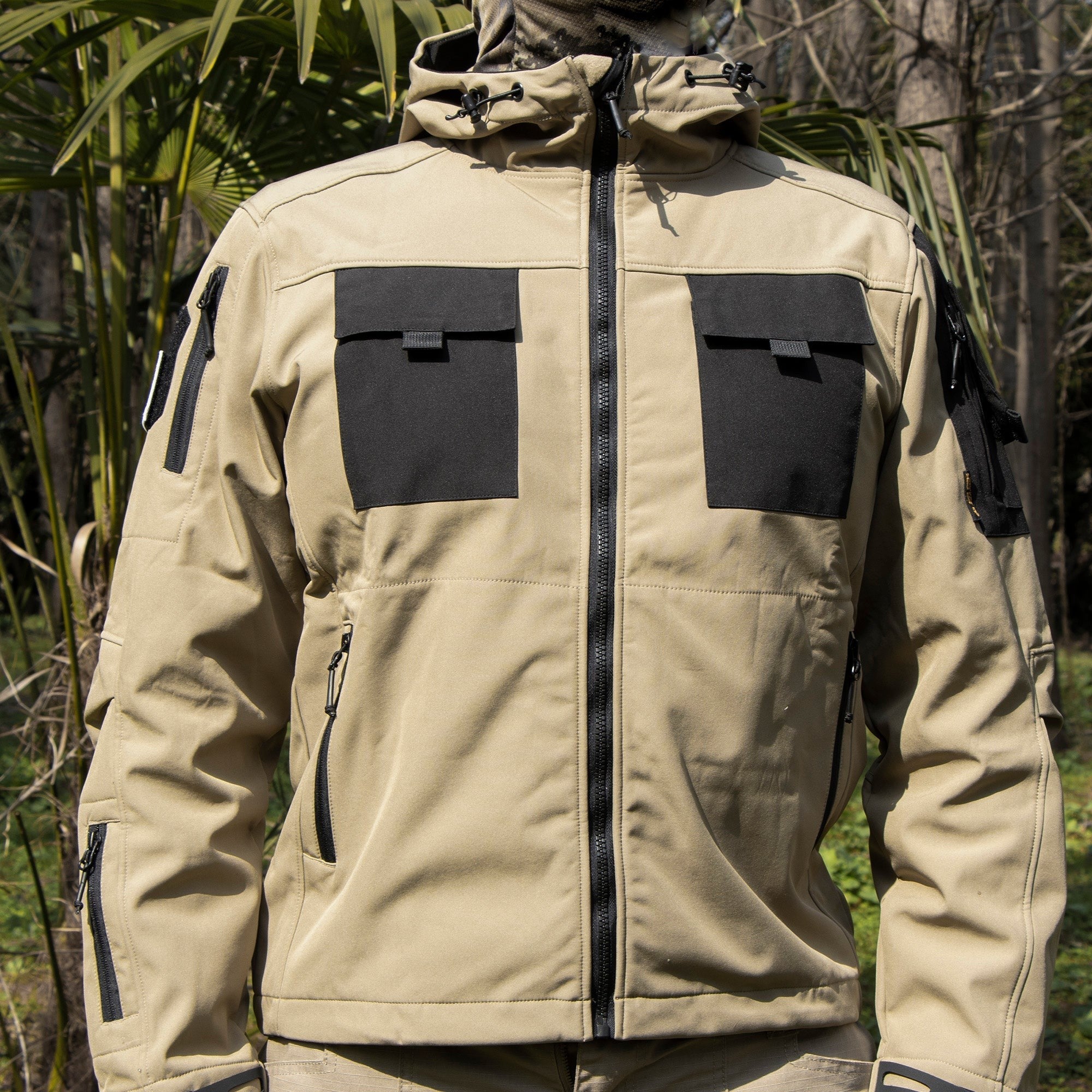 Tactical Jacket – Men's 5-in-1 Waterproof Softshell Winter Coat