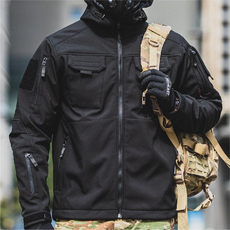 Tactical Jacket – Men's 5-in-1 Waterproof Softshell Winter Coat