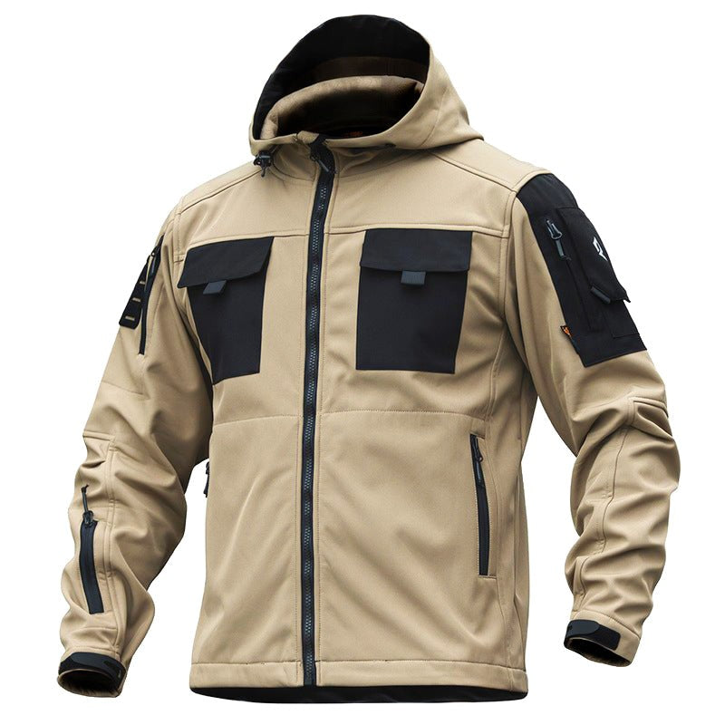 Tactical Jacket – Men's 5-in-1 Waterproof Softshell Winter Coat