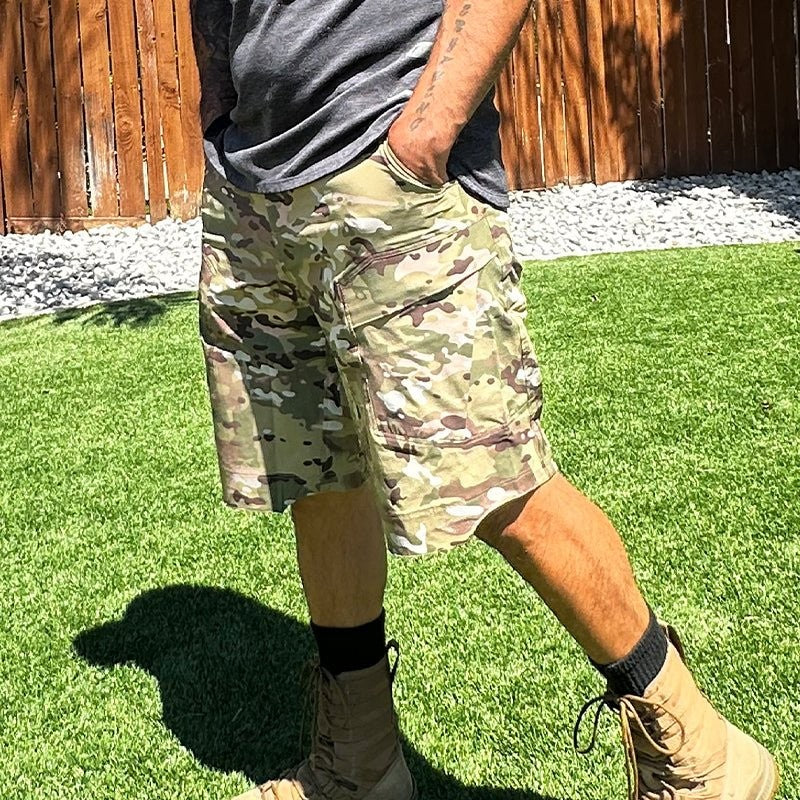 Quick-Dry Tactical Shorts – Men's All-Terrain Cargo Shorts