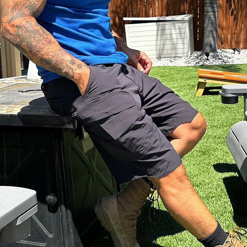 Quick-Dry Tactical Shorts – Men's All-Terrain Cargo Shorts
